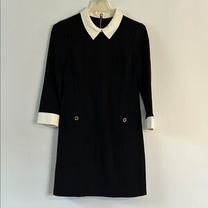 Tommy Hilfiger Black Dress with White Details - 10P